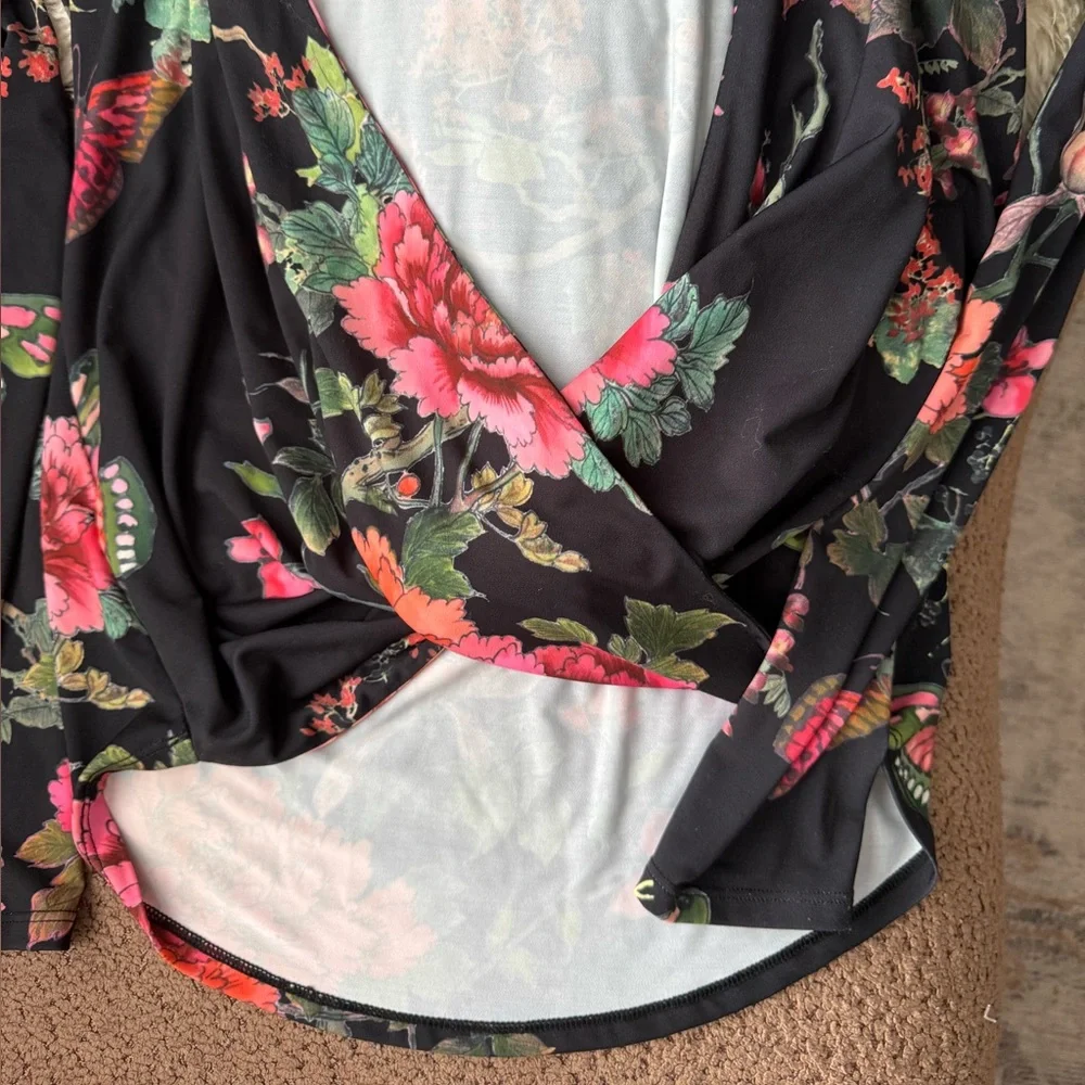 Hale Bob Stretchy Floral Top